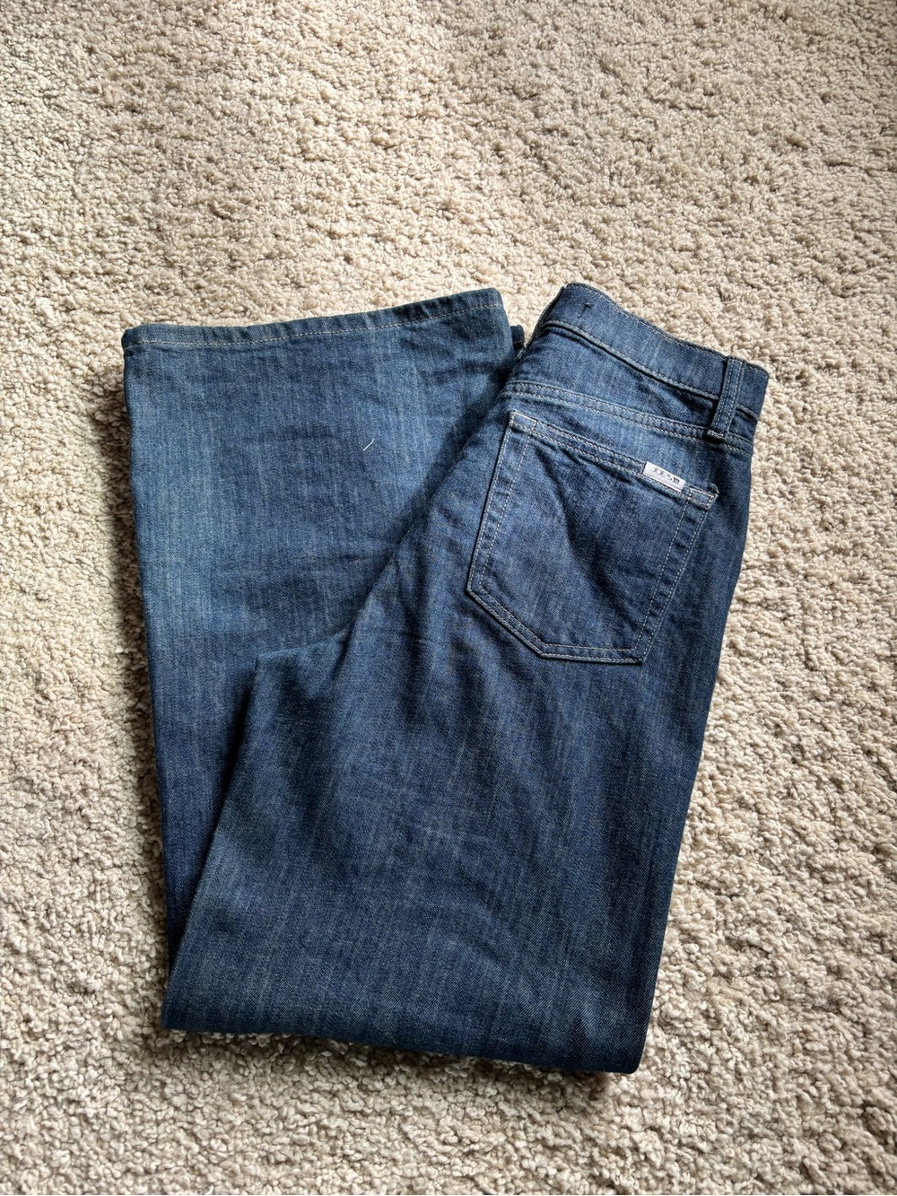 Joe’s Wide Leg Ankle Dark Blue Jeans
